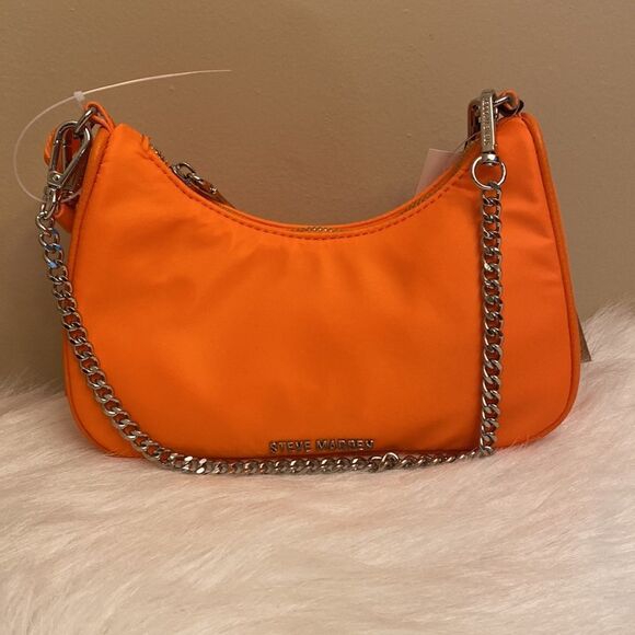 NWT Steve Madden Crossbody Bag w/ Airpod Pouch - Orange - Picture 7 of 17